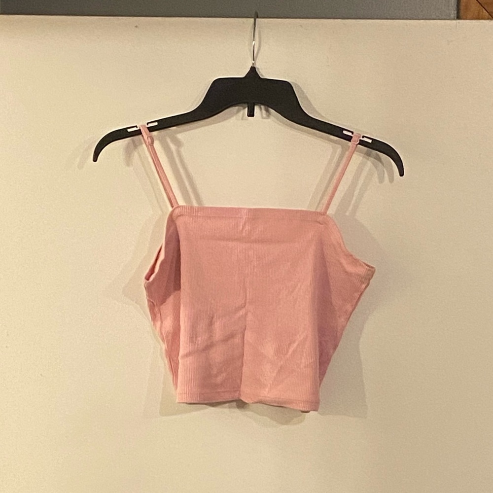 Aerie Ribbed Cropped Tank Top